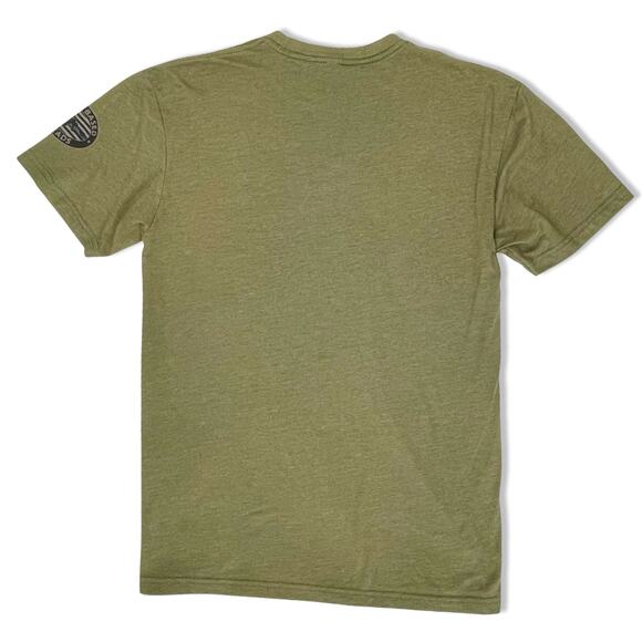 The Dogfather Green Graphic Tee Men’s S German Shepherd Dog Dad Shirt - Picture 3 of 8